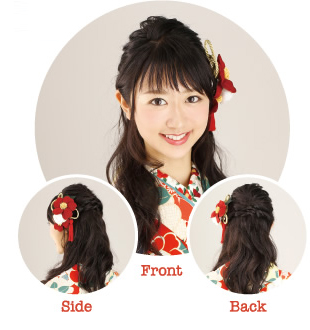 成人式振袖とヘアアレンジのオススメ組み合わせ